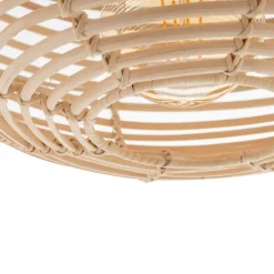 Nowodvorski Lighting Pendellamper > Hængelampe RATTAN, Ø 40 cm, naturbrun, Rattan, E27