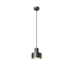 SIGMA Pendellamper|Pendellamper > Hængelampe Rif i metal, sort, Ø 15 cm