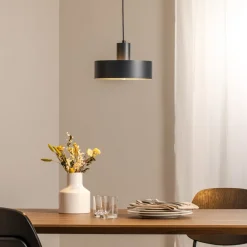 SIGMA Pendellamper > Hængelampe Rif M, antracit, 1 lyskilde, Ø 25 cm, stål