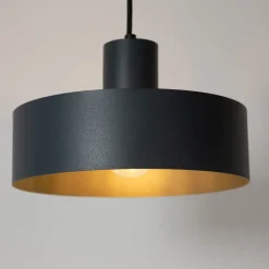 SIGMA Pendellamper > Hængelampe Rif M, antracit, 1 lyskilde, Ø 25 cm, stål