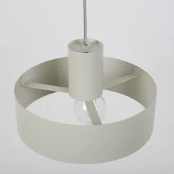 Pendellamper|Pendellamper ^ SIGMA Hængelampe Rif M, taupe, 1 lyskilde, Ø 25 cm, stål