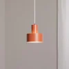 SIGMA Pendellamper|Pendellamper > Hængelampe Rif S, teglrød, 1 lyskilde, Ø 15 cm, stål