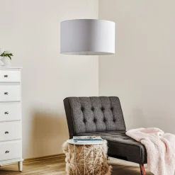 Duolla Pendellamper|Pendellamper > Hængelampe Roller, hvid, Ø 45 cm