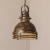 Opviq Pendellamper|Pendellamper > Hængelampe Saglam, 1 lyskilde, antik messing, Ø 30 cm, metal