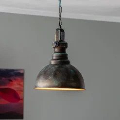 Opviq Pendellamper|Pendellamper > Hængelampe Saglam 3710 1 lyskilde Ø31cm guld antik