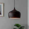 Opviq Pendellamper|Pendellamper > Hængelampe Saglam 3761 1 lyskilde Ø28cm kobber/guld
