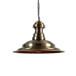 Opviq Pendellamper|Pendellamper > Hængelampe Sivani MR-637, antik guld, metal, Ø 39 cm