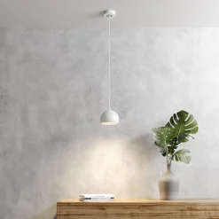 Luminex Pendellamper|Pendellamper > Hængelampe Sool, hvid, Ø 15 cm, metal