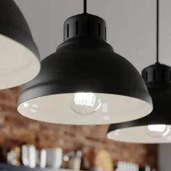 Luminex Pendellamper|Pendellamper > Hængelampe Sven, 3 lyskilder, sort