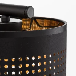 TK Lighting Pendellamper > Hængelampe Tago, 4 lyskilder, sort/guld