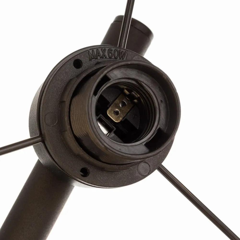 TK Lighting Pendellamper > Hængelampe Tago, 4 lyskilder, sort/guld