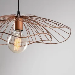 Pendellamper ^ Opviq Hængelampe Tel 6501 Ø50cm kobber