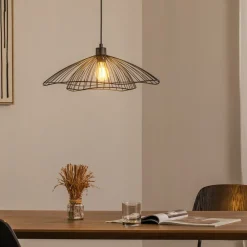 Opviq Pendellamper > Hængelampe Tel, sort, metal, Ø 50 cm, metal