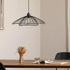 Opviq Pendellamper > Hængelampe Tel, sort, metal, Ø 50 cm, metal