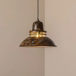 Opviq Pendellamper|Pendellamper > Hængelampe Tibet, antikbrun, Ø 34 cm, metal, E27
