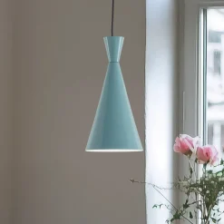 Opviq Pendellamper|Pendellamper > Hængelampe Tom, turkis, metal, Ø 19 cm, E27