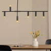 Pendellamper|Pendellamper ^ ALDEX Hængelampe Trevo 6 All Black, metal, sort, GU10