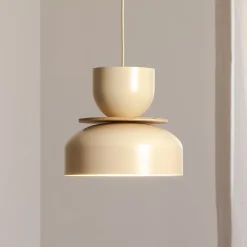 Pendellamper ^ ALDEX hængelampe Uto, creme/kabel creme, Ø 30 cm, metal