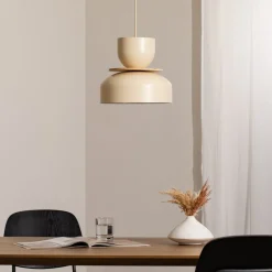 Pendellamper ^ ALDEX hængelampe Uto, creme/kabel creme, Ø 30 cm, metal