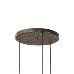Opviq Pendellamper > Hængelampe Vatoz, 3 lyskilder, sort, Ø 50 cm, metal