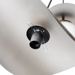 Opviq Pendellamper > Hængelampe Vatoz, 3 lyskilder, sort, Ø 50 cm, metal