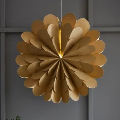 Markslöjd Julepynt|Julestjerner > Hængestjerne Maravilla, guld Ø 60 cm