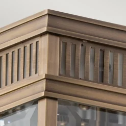 Elstead Udendørs Loftlamper > Holborn udendørs loftslampe, kantet, mørk bronze