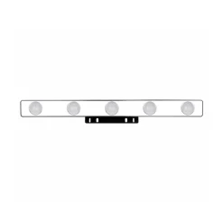 Væg- Og Spejllamper ^ Ebir Hollywood LED-spejllampe, 60 cm, blister, 5 lk.