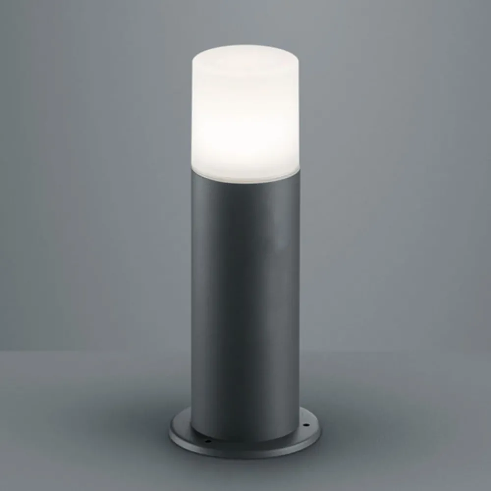 Trio Lighting Sokkellamper > Hoosic sokkellampe i trykstøbt aluminium, antracit