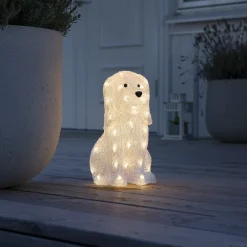 Konstsmide Season Julepynt|Julelys Udendørs > Hund LED-lysfigur