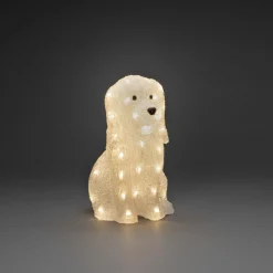 Konstsmide Season Julepynt|Julelys Udendørs > Hund LED-lysfigur