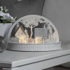 Konstsmide Christmas Dekorationsbelysning|Vinduesdekoration > Huse og rensdyr LED-silhuet, batteridrevet
