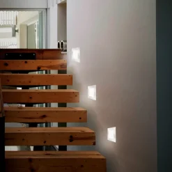 Indbygningsspots|Spotlights ^ Heitronic Hvid LED-indbygningslampe Klaus til indbyggede kasser