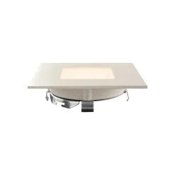 Indbygningsspots|Spotlights ^ Heitronic Hvid LED-indbygningslampe Klaus til indbyggede kasser