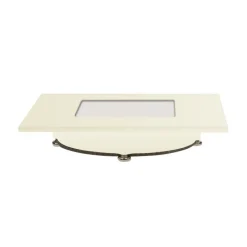 Indbygningsspots|Spotlights ^ Heitronic Hvid LED-indbygningslampe Klaus til indbyggede kasser