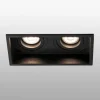 FARO BARCELONA Indbygningsspots|Spotlights > Hyde indbygningslampe, 2 lyskilder, svingbar sort