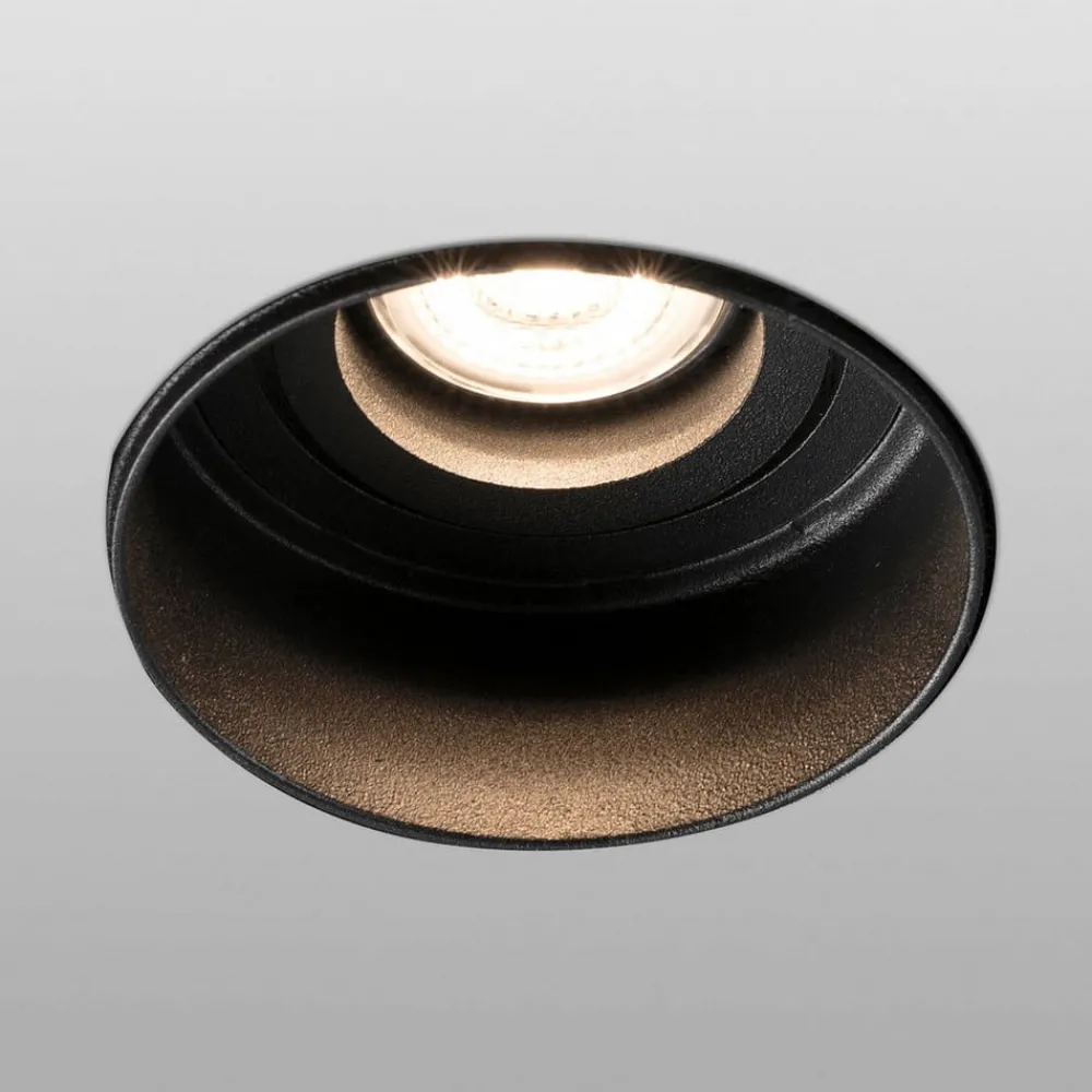 FARO BARCELONA Indbygningsspots|Spotlights > Hyde spot 1 lyskilde rund, drejelig, sort