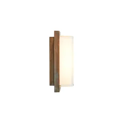 Væglamper ^ Moretti Luce Ice Cubic 3410 udendørs væglampe, antik messing