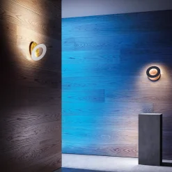 ICONE Væglamper > Vera LED-væglampe 930 Ø26cm guld/hvid