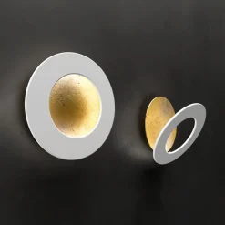 ICONE Væglamper > Vera LED-væglampe 930 Ø26cm guld/hvid