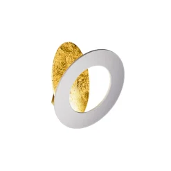 ICONE Væglamper > Vera LED-væglampe 930 Ø26cm guld/hvid