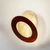Væglamper ^ ICONE Vera LED-væglampe 930 Ø26cm guld/rust