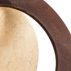 Væglamper ^ ICONE Vera LED-væglampe 930 Ø26cm guld/rust