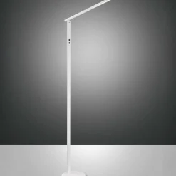 Arbejdsrum/Kontor|Gulvlamper ^ Fabas Luce Ideal LED-gulvlampe, 1 lyskilde, CCT, hvid