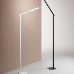 Arbejdsrum/Kontor|Gulvlamper ^ Fabas Luce Ideal LED-gulvlampe, 1 lyskilde, CCT, hvid