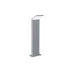 Gadebelysning ^ Ideallux Ideal Lux LED-gadelampe Stil grå, højde 50 cm aluminium 3.000 K