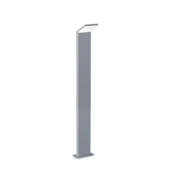 Ideallux Gadebelysning > Ideal Lux LED-gadelampe Style grå højde 100 cm aluminium 3.000 K