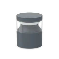 Ideallux Sokkellamper > Ideal Lux LED-sokkellampe Boeing, antracit, højde 15 cm