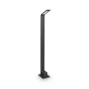 Ideallux Gadebelysning > Ideal Lux LED-vejlampe sort 3.000 K højde 80 cm aluminium