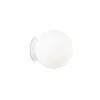 Væglamper ^ Ideallux Ideal Lux Mapa væglampe, Ø 10 cm, opalglas, hvid, kugle